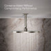 KOHLER K-13690 Contemporary Round 12" single-function rainhead, 2.5 gpm, vibrant polished nickel - view 3