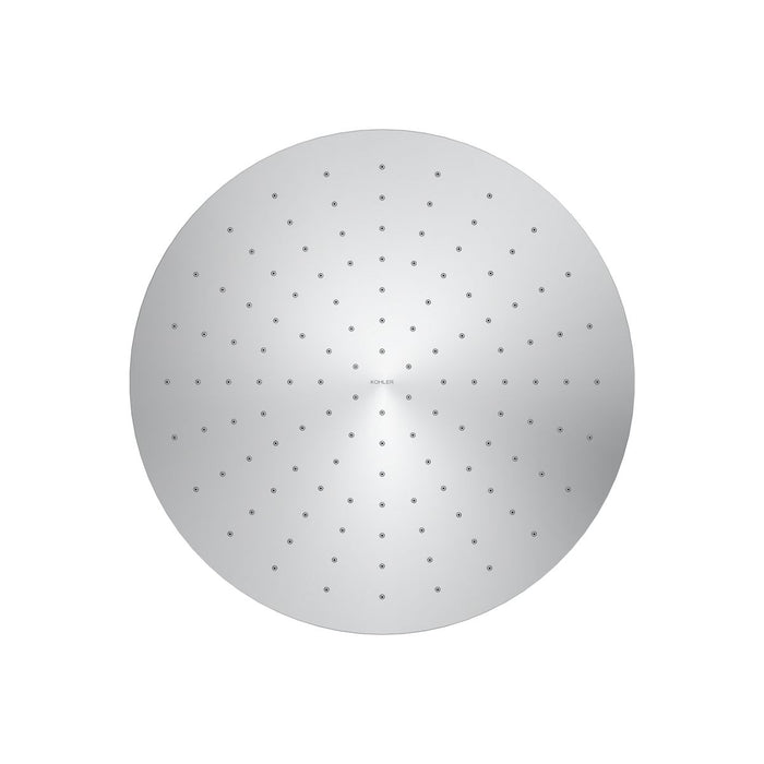 KOHLER K-13691 Contemporary Round 14” single-function rainhead, 2.5 gpm, polished chrome - view 4