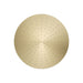 KOHLER K-13691 Contemporary Round 14” single-function rainhead, 2.5 gpm, vibrant french gold - view 4