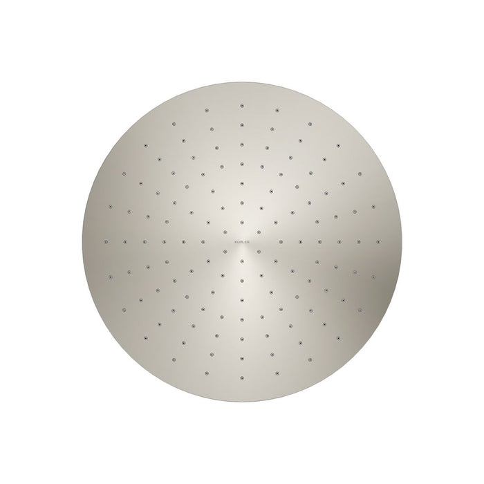 KOHLER K-13691 Contemporary Round 14” single-function rainhead, 2.5 gpm, vibrant polished nickel - view 4