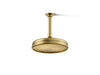 KOHLER K-13692-G 8" rainhead, 1.75 gpm, vibrant brushed moderne brass