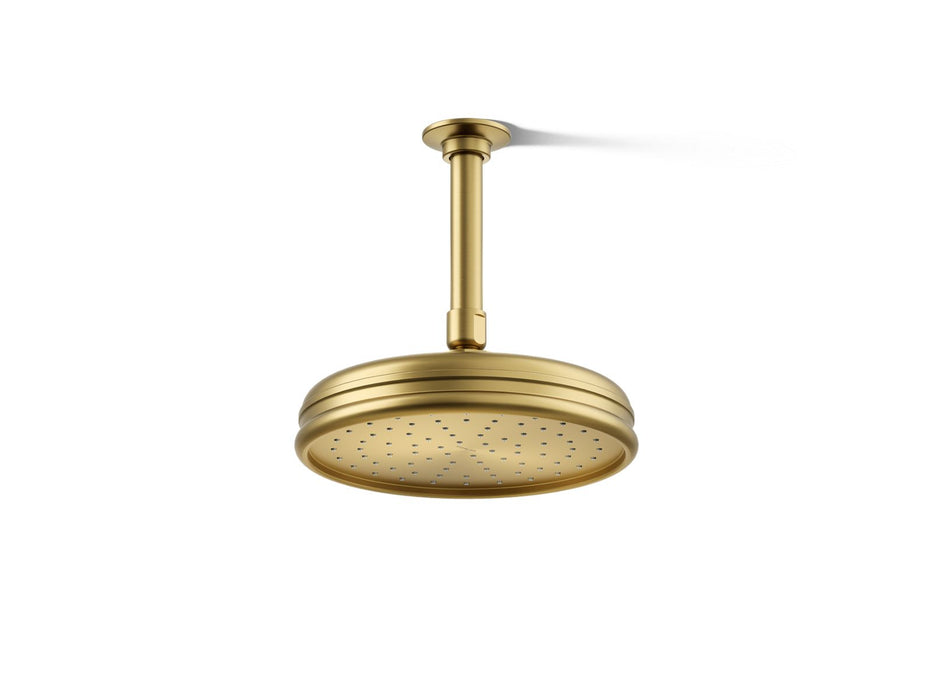 KOHLER K-13692-G 8" rainhead, 1.75 gpm, vibrant brushed moderne brass