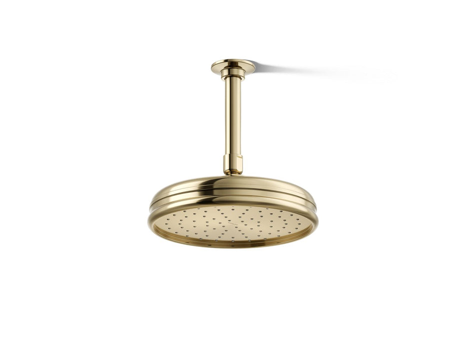 KOHLER K-13692-G 8" rainhead, 1.75 gpm, vibrant french gold