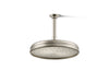 KOHLER K-13693 Traditional 10" single-function rainhead, 2.5 gpm, vibrant brushed nickel