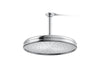 KOHLER K-13694 Traditional 12" single-function rainhead, 2.5 gpm, polished chrome