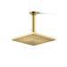 KOHLER K-13695-G Contemporary Square 8" single-function rainhead, 1.75 gpm, vibrant brushed moderne brass - view 4