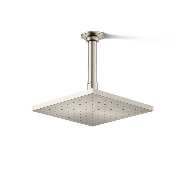 KOHLER K-13695-G Contemporary Square 8" single-function rainhead, 1.75 gpm, vibrant brushed nickel - view 4