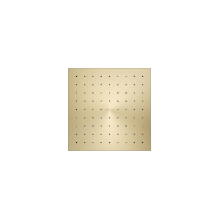 KOHLER K-13695-G Contemporary Square 8" single-function rainhead, 1.75 gpm, vibrant french gold - view 5
