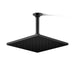 KOHLER K-13696 Contemporary Square 10" single-function rainhead, 2.5 gpm, matte black - view 3