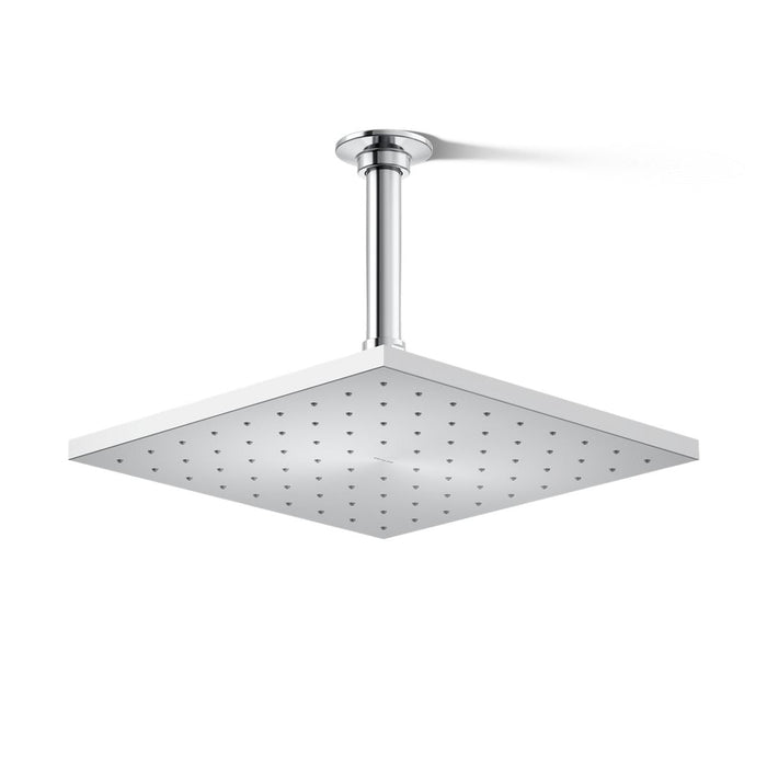 KOHLER K-13696 Contemporary Square 10" single-function rainhead, 2.5 gpm, polished chrome - view 3