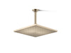 KOHLER K-13696 Contemporary Square 10" single-function rainhead, 2.5 gpm, vibrant brushed bronze