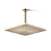 KOHLER K-13696 Contemporary Square 10" single-function rainhead, 2.5 gpm, vibrant brushed bronze - view 3