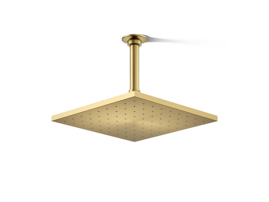 KOHLER K-13696 Contemporary Square 10" single-function rainhead, 2.5 gpm