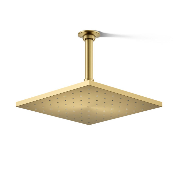 KOHLER K-13696 Contemporary Square 10" single-function rainhead, 2.5 gpm