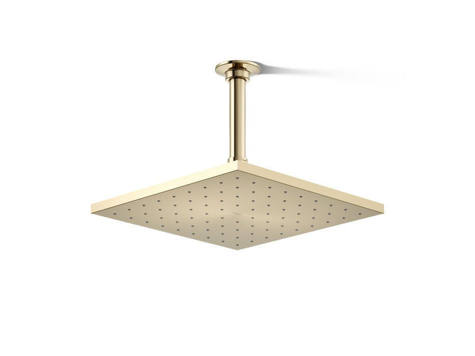 KOHLER K-13696 Contemporary Square 10" single-function rainhead, 2.5 gpm