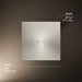 KOHLER K-13696 Contemporary Square 10" single-function rainhead, 2.5 gpm, vibrant polished nickel - view 5