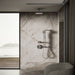 KOHLER K-13696 Contemporary Square 10" single-function rainhead, 2.5 gpm, vibrant titanium - view 2