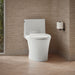 KOHLER K-1381-TBH Veil One-piece Elongated Toilet with Skirted Trapway, Dual-flush, White - image focused on single product s