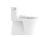 KOHLER K-1381-TBHHC Veil Hidden Cord One-piece Elongated Toilet with Skirted Trapway, Dual-flush, White - side view of produc
