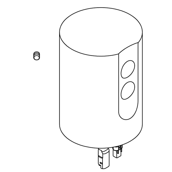 KOHLER K-1388287 Cover Assembly, Tripoint 1.0 Gpf Toilet, polished chrome