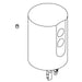 KOHLER K-1388289 Cover Assembly, Tripoint 1.6 Gpf Toilet, polished chrome