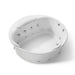 KOHLER K-1394-H3 RiverBath 66" drop-in heated whirlpool bath, white