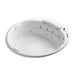 KOHLER K-1397-H3 RiverBath 75" x 75" drop-in whirlpool with heater without jet trim, white