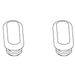 KOHLER K-1405514 Seat Bumper Assembly, black black