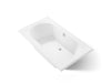 KOHLER K-1417-0 K-1417 Memoirs 72" x 42" Drop-in Bath, white