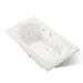 KOHLER K-1418-AH Memoirs 72" x 42" drop-in Effervescence whirlpool bath, biscuit