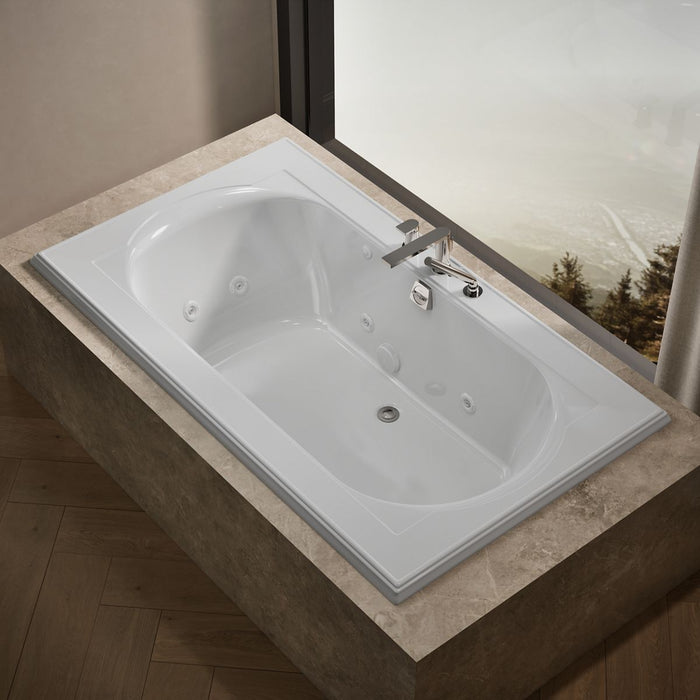 KOHLER K-1418-JHN Memoirs 72" x 42" drop-in whirlpool bath