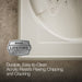 KOHLER K-1418-V Memoirs 72" x 42" drop-in Effervescence whirlpool bath, biscuit - view 3