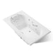 KOHLER K-1418-V Memoirs 72" x 42" drop-in Effervescence whirlpool bath, white