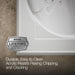 KOHLER K-1418-V Memoirs 72" x 42" drop-in Effervescence whirlpool bath, white - view 3