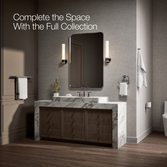 KOHLER K-14375 Purist 24" Double towel bar