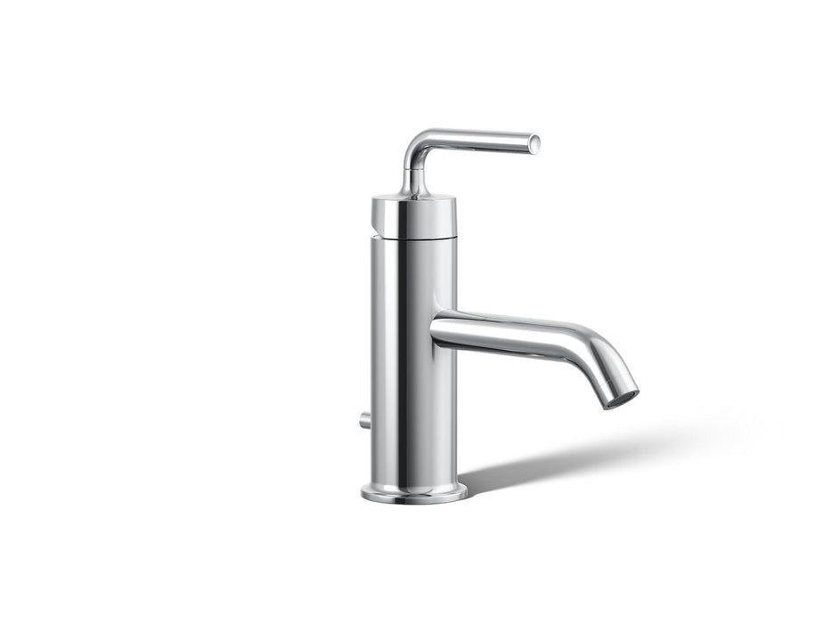 KOHLER K-14402-4A Purist Single-handle bathroom sink faucet with Straight Lever handle, 1.2 gpm, polished chrome
