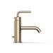 KOHLER K-14402-4A Purist Single-handle bathroom sink faucet with Straight Lever handle, 1.2 gpm, vibrant brushed bronze -...