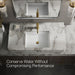KOHLER K-14402-4A Purist Single-handle bathroom sink faucet with Straight Lever handle, 1.2 gpm, vibrant brushed moderne...