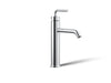 KOHLER K-14404-4A Purist Tall single-handle bathroom sink faucet with Lever handle, 1.2 gpm, polished chrome