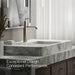 KOHLER K-14404-4A Purist Tall single-handle bathroom sink faucet with Lever handle, 1.2 gpm, vibrant brushed nickel - view 3