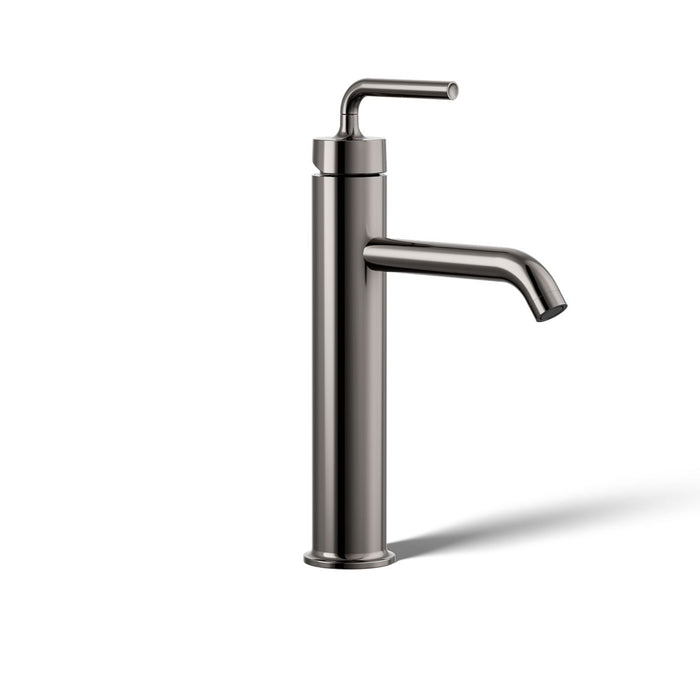 KOHLER K-14404-4A Purist Tall single-handle bathroom sink faucet with Lever handle, 1.2 gpm