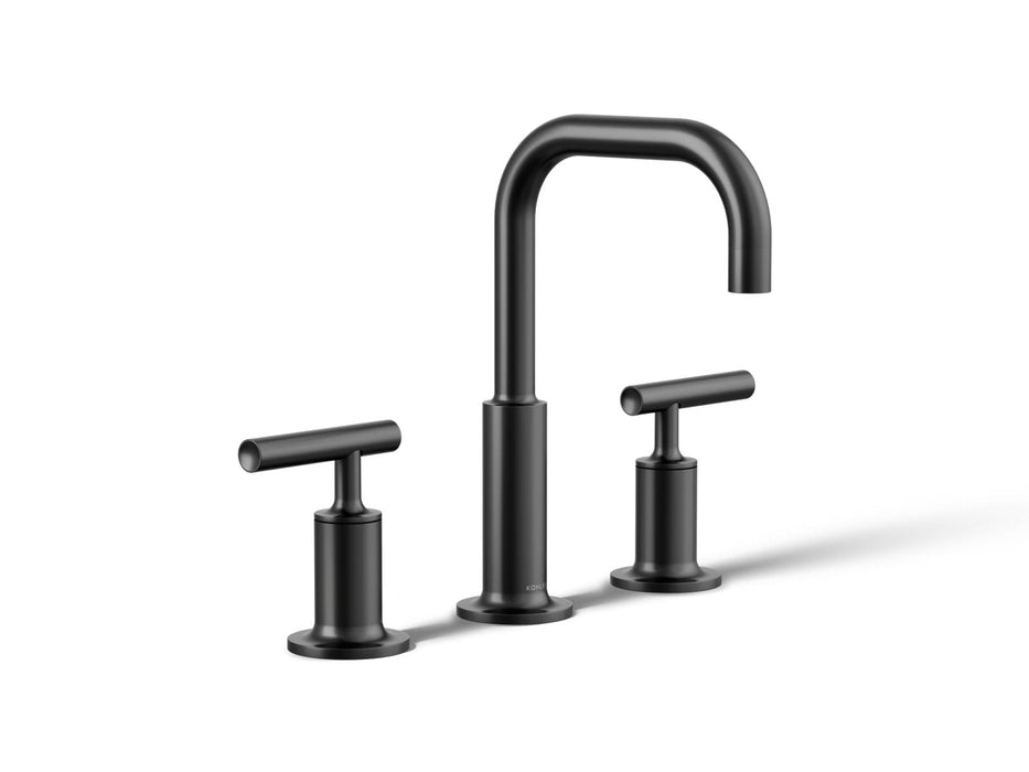 KOHLER K-14406-4 Purist Widespread bathroom sink faucet with Lever handles, 1.2 gpm
