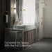 KOHLER K-14410-4 Purist Widespread bathroom sink faucet with Lever handles, 1.2 gpm, vibrant french gold - view 3