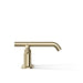 KOHLER K-14410-4 Purist Widespread bathroom sink faucet with Lever handles, 1.2 gpm, vibrant french gold - view 4