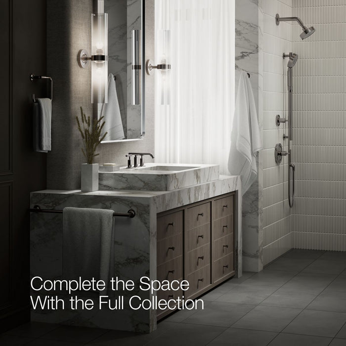 KOHLER K-14410-4 Purist Widespread bathroom sink faucet with Lever handles, 1.2 gpm