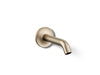 KOHLER K-14426 Purist Wall-mount bath spout, vibrant brushed bronze