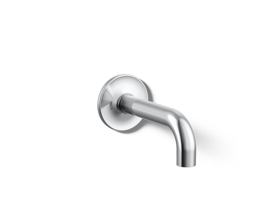 KOHLER K-14427 Purist Wall-mount bath spout, polished chrome