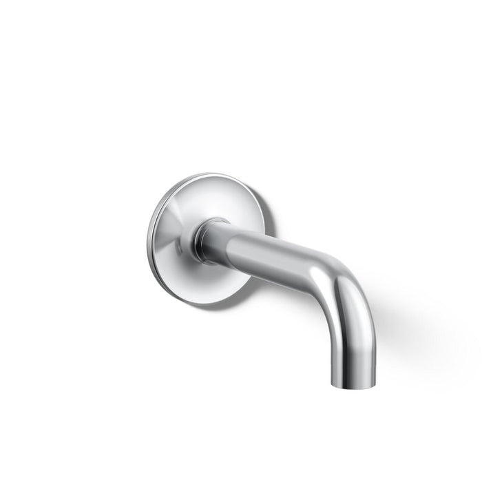 KOHLER K-14427 Purist Wall-mount bath spout, polished chrome - view 5