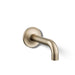KOHLER K-14427 Purist Wall-mount bath spout, vibrant brushed bronze - view 5