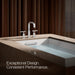 KOHLER K-14430 Purist Deck-mount bath spout, polished chrome - view 4